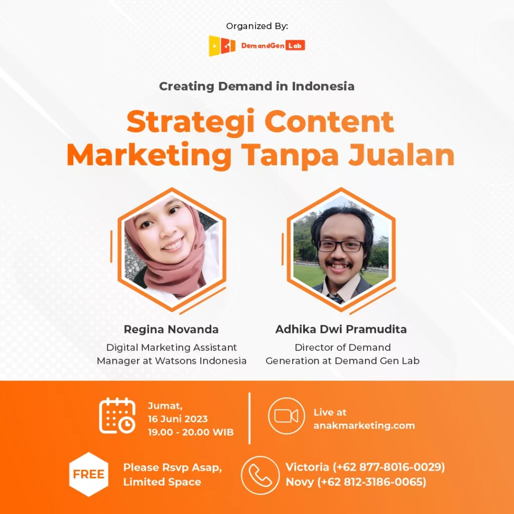 Creating Demand in Indonesia: Strategi Content Marketing Tanpa Jualan