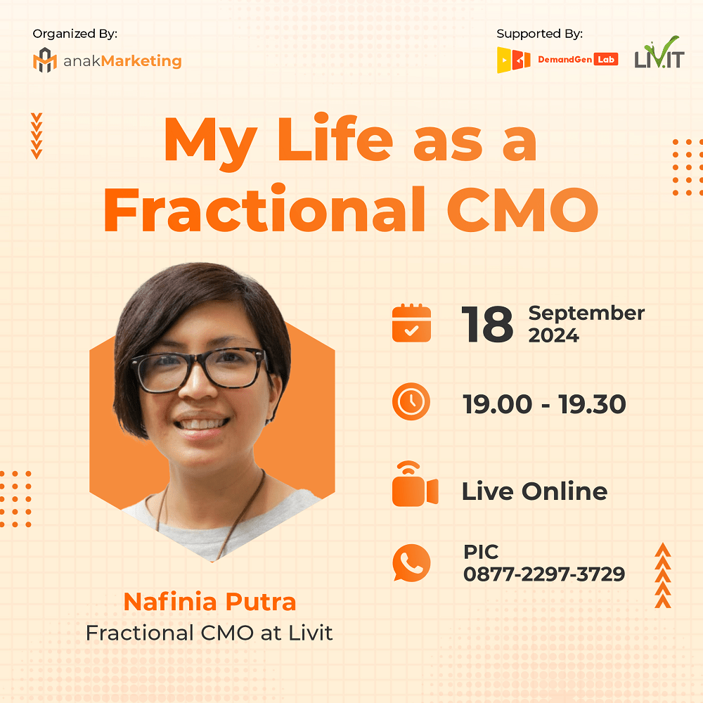 Anak Marketing Talk E8: My Life as a Fractional CMO