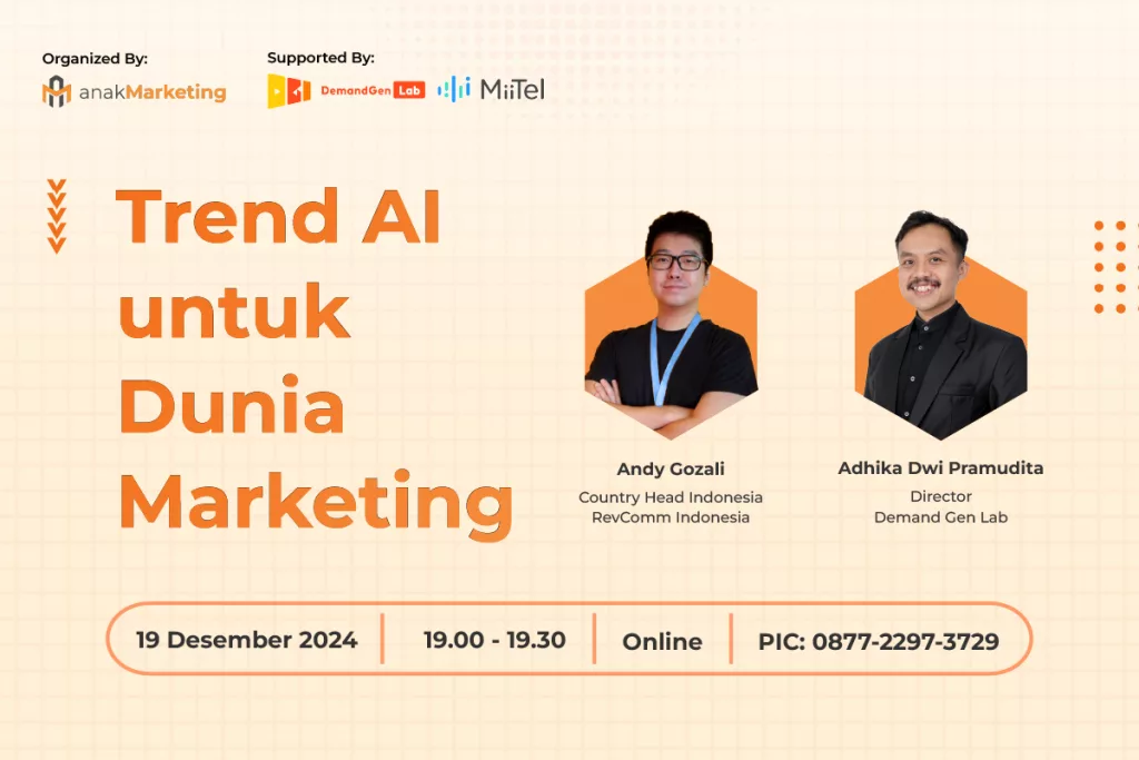 Anak Marketing Talk: Trend AI 2025 Untuk Dunia Marketing by Andy Gozali